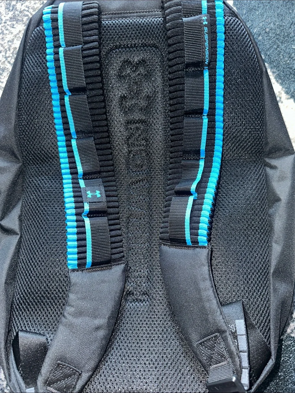 Under Armour Black and Blue Men's Athletic Backpack